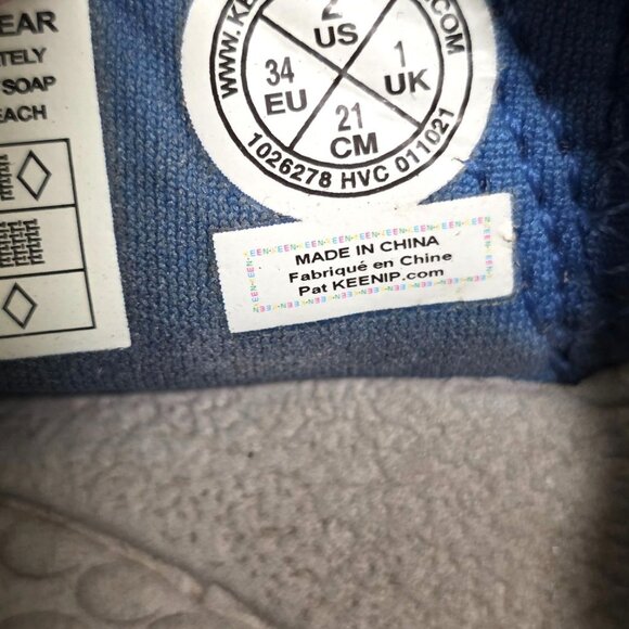 Keen Kids Newport H2 Blue Camo Closed Toe Sandals Adjustable Hook & Loop Strap S - Picture 9 of 9